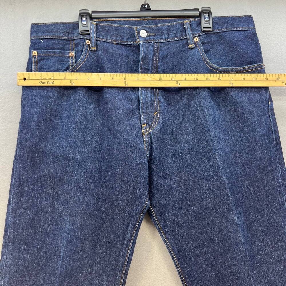 Levi's 517 Men's Bootcut Jeans Size W38 L30 Dark Denim Wash - Picture 9 of 12